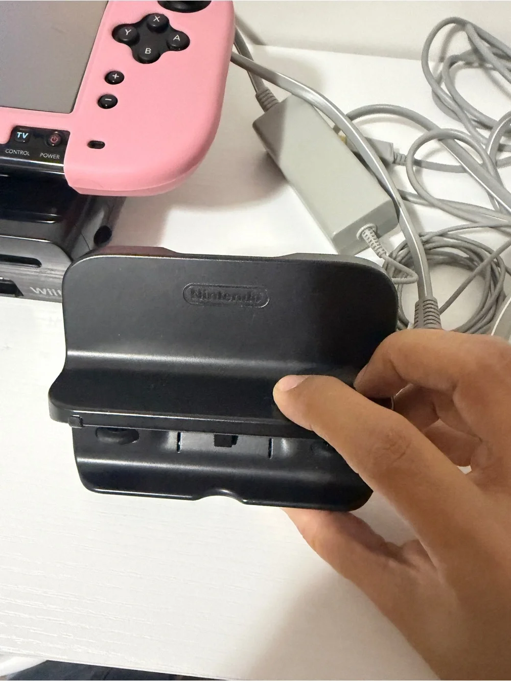 Nintendo Wii U Pink GamePad with Accessories